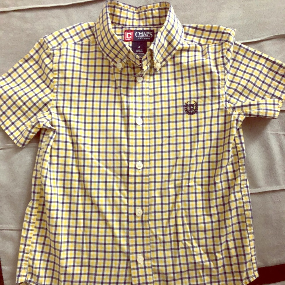 Boy’s Chaps Short Sleeve Woven Shirt